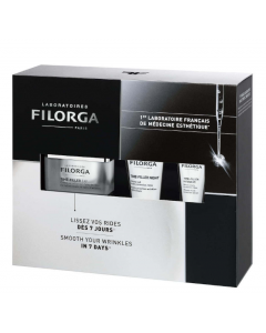 Filorga Promo Antiage Set Time-Filler 5xp Αντιγηραντική Κρέμα 50ml & Intensive Serum Ορός κατά των Ρυτίδων 15ml & Time Filler Κρέμα Νυκτός 7ml