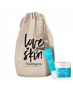 Neutrogena Hydro Boost Pouch - Hydro Boost Water Gel 50ml for Normal-Combination Skin & Awakening Eye Cream 15ml