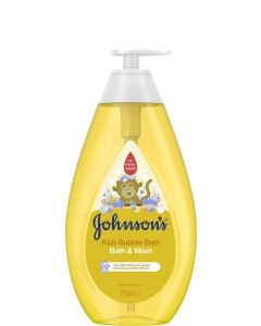 Johnson's Kids Bubble Bath & Wash 750ml Παιδικό Αφρόλουτρο για την Ευαίσθητη Επιδερμίδα με Πλούσιο Αφρό