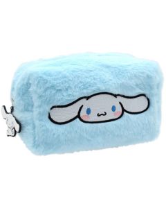 Take Care Cinnamoroll Blue Furry Pouch with Charm 1pc