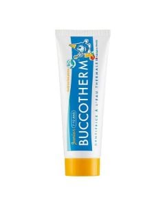Buccotherm Organic Kids Toothpaste (7-12years) Peach Iced Tea 50ml Παιδική Οδοντόκρεμα με Γεύση Παγωμένο Τσάι Ροδάκινο