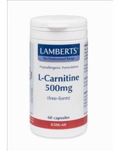 BestPharmacy.gr - Photo of Lamberts L Carnitine 500mg 60 Caps