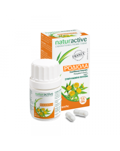Naturactive Ροδιόλα 30 Caps Συμπλήρωμα διατροφής για Πνευαμτική τόνωση και το Στρες
