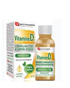 Forte Pharma Vitamin D3 1000IU 15ml Συμπλήρωμα Διατροφής με Βιταμίνη D3 σε Υγρή Μορφή