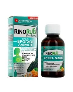 Forte Pharma RinoRub Σιρόπι για τους Βρόγχους & το Λαιμό με Ευκάλυπτο 120ml