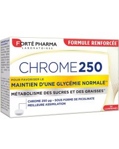Forte Pharma Chrome 250 250mg 30 Tabs