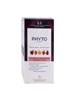 Phyto Phytocolor 5.5 Ανοιχτό Καστανό Μαονί Μόνιμη Βαφή Μαλλιών 50ml