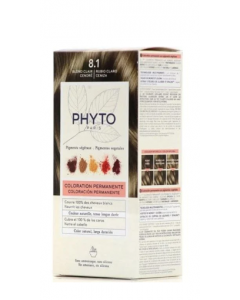 Phyto Phytocolor 8.1 Ανοιχτό Ξανθό Σταχτί Μόνιμη Βαφή Μαλλιών 50ml