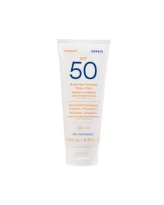Korres Yoghurt Sunscreen Emulsion Αντηλιακό Γαλάκτωμα Σώματος & Προσώπου Spf50 200ml