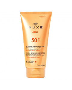Nuxe SUN Melting Lotion High Protection SPF50 Αντηλικακό Γαλάκτωμα Υψηλής Προστασίας για Πρόσωπο & Σώμα 150ml
