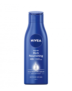 Nivea Rich Nourishing Γαλάκτωμα Σώματος 250ml Ξηρές/Πολύ Ξηρές Επιδερμίδες