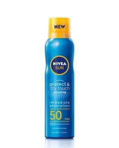 Nivea Sun Protect & Dry Touch Spray SPF50 200ml Αντηλιακό Spray Προσώπου & Σώματος Πολύ Υψηλής Προστασίας 200ml