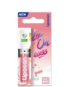 Liposan Gloss Lip Oil με Χρώμα Sweet Nude Vegan Friendly 5.1gr για Λάμψη & Αίσθηση Όγκου