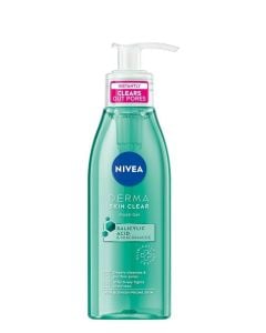 Nivea Derma Skin Clear Anti-Blemish Wash Gel Καθαρισμού Προσώπου Κατά Των Πόρων 150ml