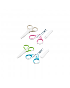 Nuk Baby Nail Scissors Ψαλιδάκι Ασφαλείας  Με Λευκή Θήκη Διάφορα Χρώματα 1 Τεμάχιο 10.256.257