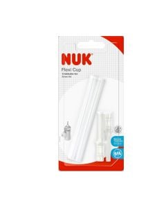 Nuk Ανταλλακτικά Καλαμάκια από Σιλικόνη για το Παγούρι Flexi Cup (10.255.562) 2 τεμάχια
