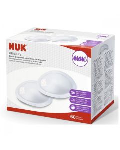 NUK Ultra Dry Breast Pads for Maximum Protection & Absorbency 60pcs