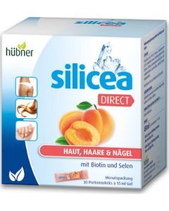 Hubner Silicea Direct Apricot 30φακελίσκοι για την Υγεία του Δέρματος, Μαλλιών & Νυχιών
