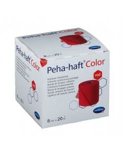 Hartmann Peha-Haft Ελαστικός Αυτοσυγκρατούμενος Επίδεσμος Κοκκίνο 8cm x 20m 1τεμάχια