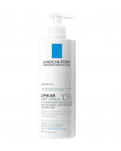 La Roche Posay Lipikar Lait Urea 10% 400ml Ενυδατικό Γαλάκτωμα με Ουρία 10% Για Το Ξηρό Τραχύ Δέρμα