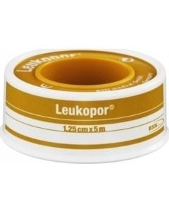 Bsn Medical Leukopor 1.25cm x 5m 1τμχ Αυτοκόλλητη Επιδεσμική Ταινία