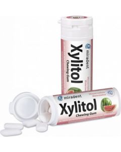 Miradent Xylitol Mint Τσίχλες με γεύση Καρπούζι 30τμχ