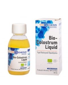 Viogenesis Colostrum Liquid Bio 125ml Βιολογικό Πρωτόγαλα Υγρή Μορφή
