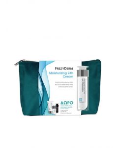 Frezyderm Promo Moisturizing 24h Cream Ενυδατική Προσώπου 50ml & Δώρο Απολέπιση Προσώπου 15ml & Δώρο Κρέμα Ματιών 5ml & Δώρο Velvet Colors Make-Up Medium 2ml