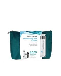Frezyderm Promo Moisturizing Rich Cream 50ml & Κρέμα Λαιμού 15ml & Αντιρυτιδική Κρέμα Ματιών 5ml & Velvet Colors Make up Medium 2ml