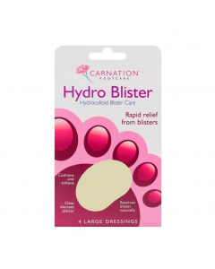 Carnation Hydrocolloid Blister Care 4items Επιθέματα από Υδροκολλοειδές για Γρήγορη Ανακούφιση από τις Φουσκάλες