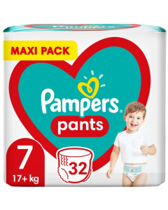 Pampers Pants No7 (17 + kg) 32 τεμάχια