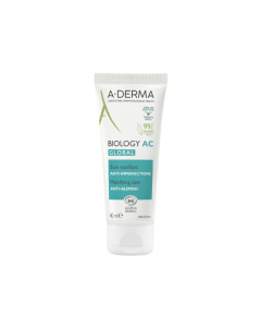 A-Derma Biology AC Global Soin 40ml Ενυδατική Κρέμα κατά των Ατελειών που Χαρίζει Ματ Όψη