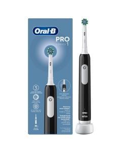 Oral-B Pro Series 1 Black Ηλεκτρική Οδοντόβουρτσα Μαύρη 1 τμχ