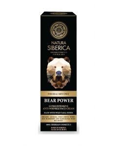Natura Siberica Men Bear Power Face Cream Σούπερ Εντατική Αντιρυτιδική Κρέμα Προσώπου 50ml