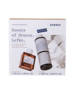 Korres Promo Scents of Greece Lefko Eau de Toilette Lefko Άρωμα 50ml & Lefko Αφρόλουτρο 250ml