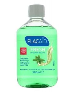 PlacAid Fresh Mint Flavoured Mouthwash 500ml
