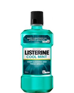 Listerine Cool Mint Στοματικό Διάλυμα για Βαθύ Καθαρισμό & Δροσερή Αναπνοή 500ml