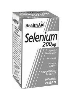 Health Aid Selenium 200μg 60ταμπλέτες Συμπλήρωμα Διατροφής με Σελήνιο