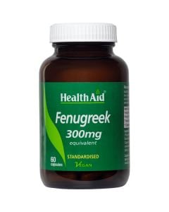 Health Aid Fenugreek 300mg 60caps Συμπλήρωμα Διατροφής με Τριγωνέλλα