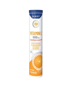 Quest Vitamin C 1000mg 20 Αναβράζοντα Δισκία Βιταμίνη C
