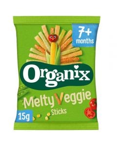 Organix Bio Melty Veggie Sticks Gluten Free For 7+Months 15gr