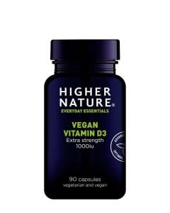 Higher Nature Βιταμίνη D3 Vegan 1000iu 90κάψουλες