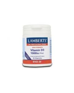 Lamberts Vitamin D3 1000IU (25μg) 30Caps