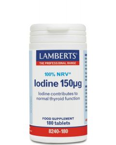 Lamberts Iodine 150μg Συμπλήρωμα με Ιώδιο 180ταμπλέτες