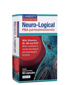 Lamberts Neuro-logical PEA 60κάψουλες για Φυσιολογική Λειτουργία Νευρικού Συστήματος