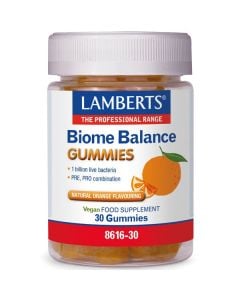 Lamberts Biome Balance Food Supplement with Probiotics 30 Gummies