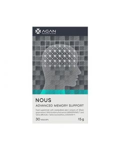 Agan Nous Advanced Memory Support 30Caps Συμπλήρωμα Διατροφής για την Ενίσχυση της Μνήμης  