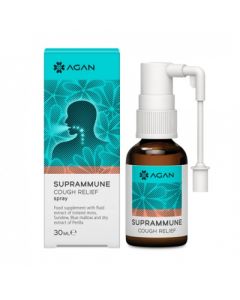 Agan Suprammune Cough RLF Spray 30ml Φυτικό Spray για την Ανακούφιση από τον Ξηρό & Ερεθιστικό Βήχα