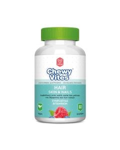 Vican Chewy Vites Adults Hair Skin & Nails 60gummies Συμπλήρωμα Διατροφής για Μαλλιά Δέρμα & Νύχια