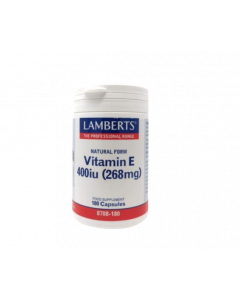 Lamberts Vitamin E 400IU Natural 180 Caps Βιταμίνη E